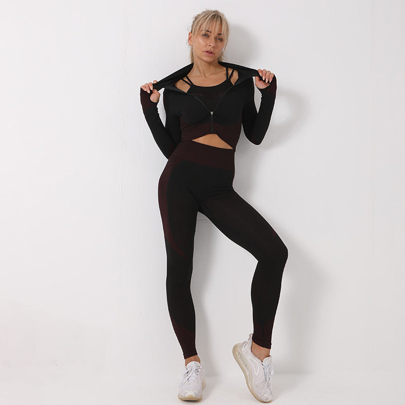 Seamless Yoga Suit Set