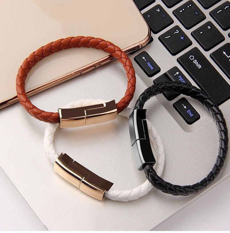 New Bracelet Charger USB Charging Cable Data Charging Cord For IPhone14 13 Max USB C Cable For Phone Micro Cable