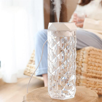 Crystal Lamp Air Humidifier Color Night Light Touch Lamp With Cool Mist Maker Fogger LED Atmosphere Room Decoration Home Decor Lights